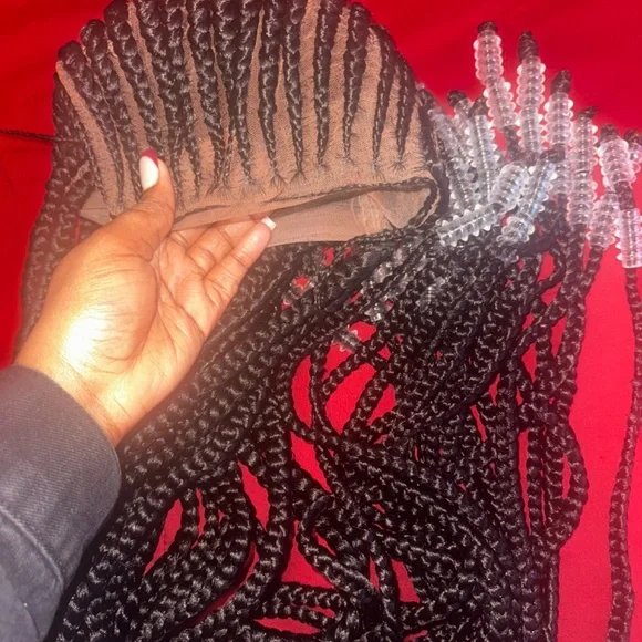 Cornrow braids HD full lace wig